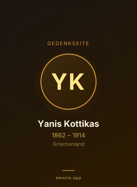 Gedenkportrait von Yanis Kottikas