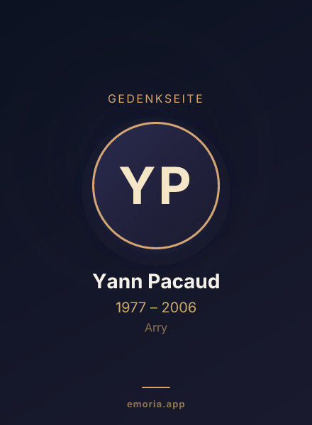 Gedenkportrait von Yann Pacaud