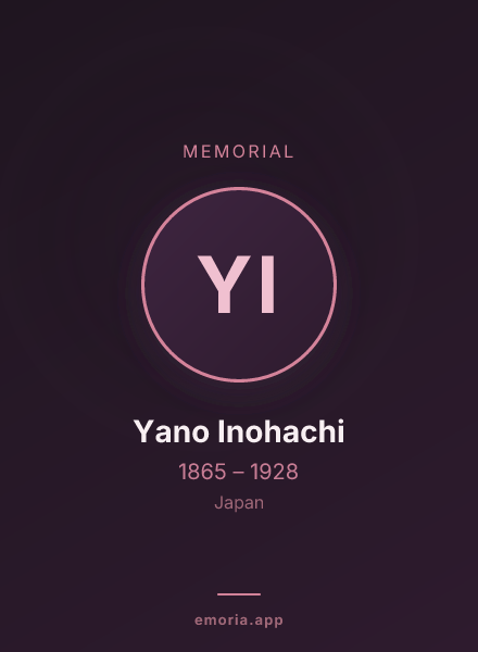 Memorial portrait of Yano Inohachi