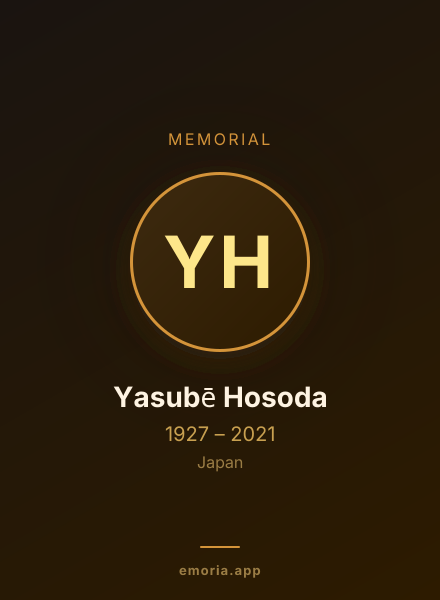 Memorial portrait of Yasubē Hosoda