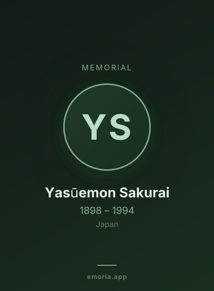 Memorial portrait of Yasūemon Sakurai