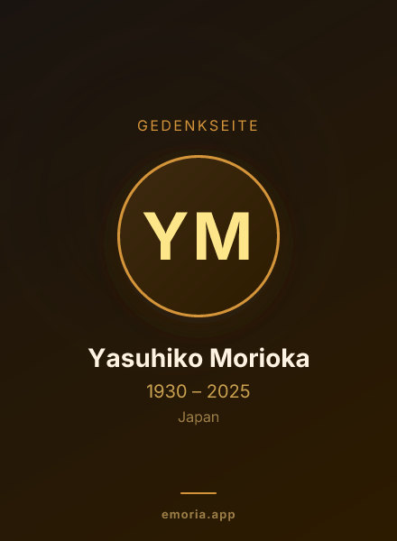 Gedenkportrait von Yasuhiko Morioka