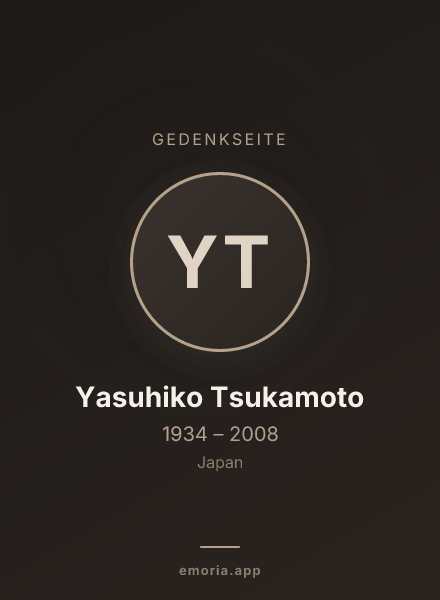 Gedenkportrait von Yasuhiko Tsukamoto