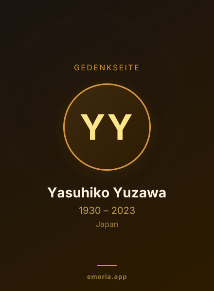 Gedenkportrait von Yasuhiko Yuzawa