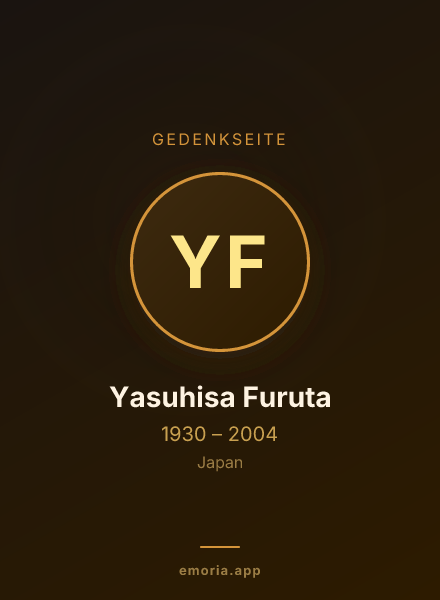 Gedenkportrait von Yasuhisa Furuta