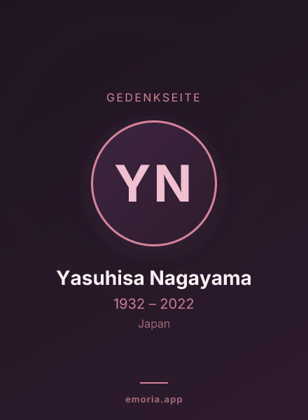 Gedenkportrait von Yasuhisa Nagayama