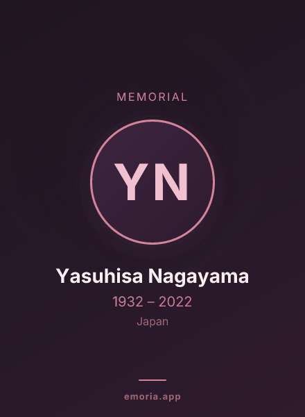 Memorial portrait of Yasuhisa Nagayama