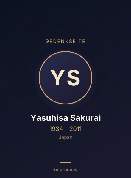 Gedenkportrait von Yasuhisa Sakurai