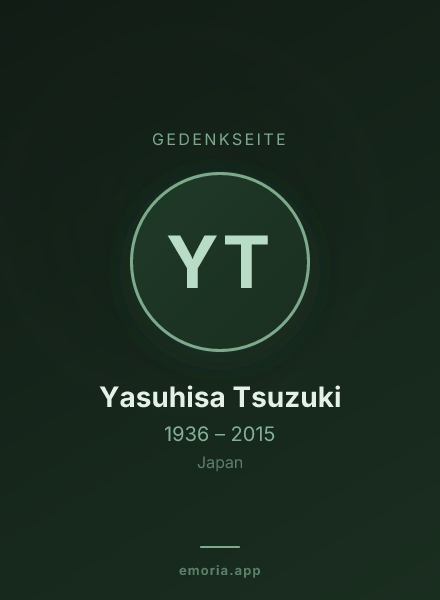 Gedenkportrait von Yasuhisa Tsuzuki