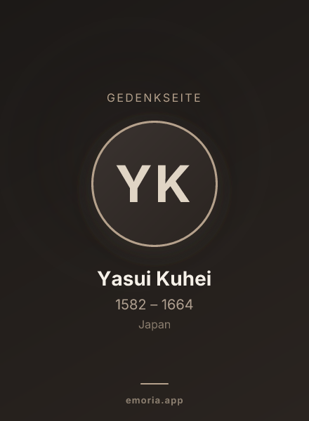 Gedenkportrait von Yasui Kuhei