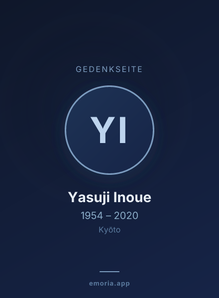 Gedenkportrait von Yasuji Inoue