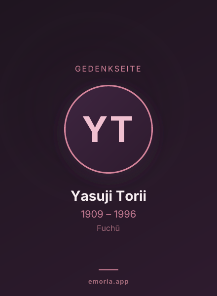 Gedenkportrait von Yasuji Torii