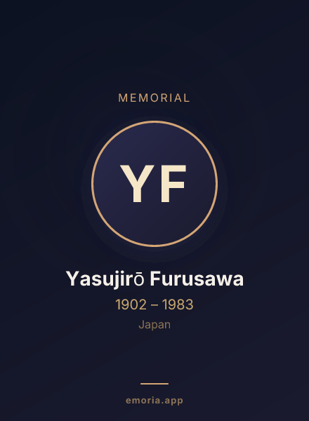 Memorial portrait of Yasujirō Furusawa