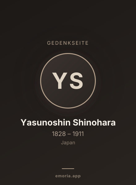Gedenkportrait von Yasunoshin Shinohara