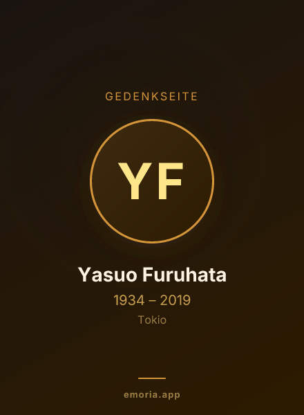 Gedenkportrait von Yasuo Furuhata