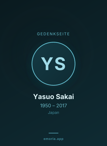Gedenkportrait von Yasuo Sakai