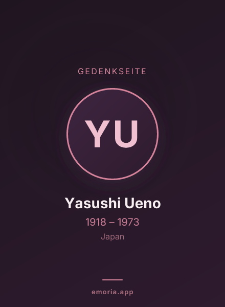 Gedenkportrait von Yasushi Ueno