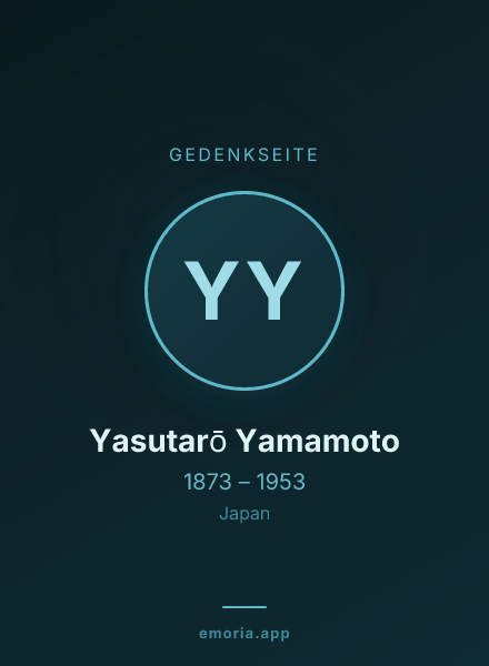 Gedenkportrait von Yasutarō Yamamoto