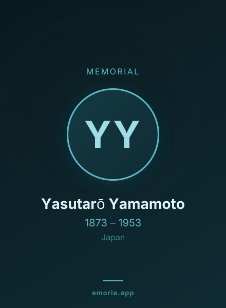 Memorial portrait of Yasutarō Yamamoto