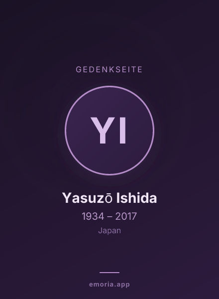 Gedenkportrait von Yasuzō Ishida