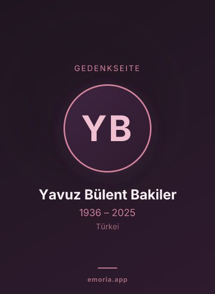 Gedenkportrait von Yavuz Bülent Bakiler