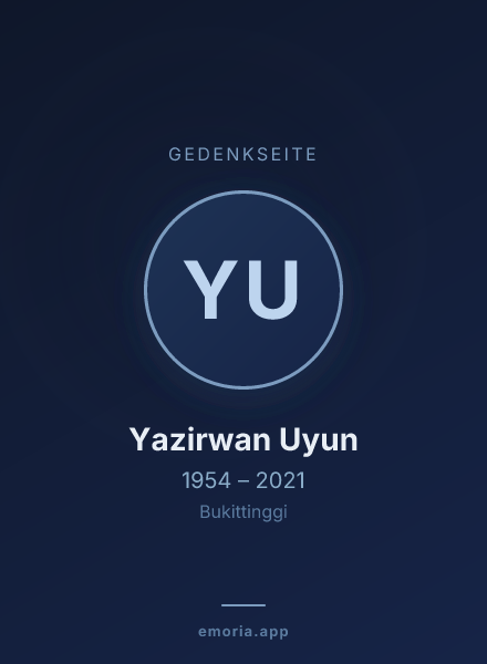 Gedenkportrait von Yazirwan Uyun