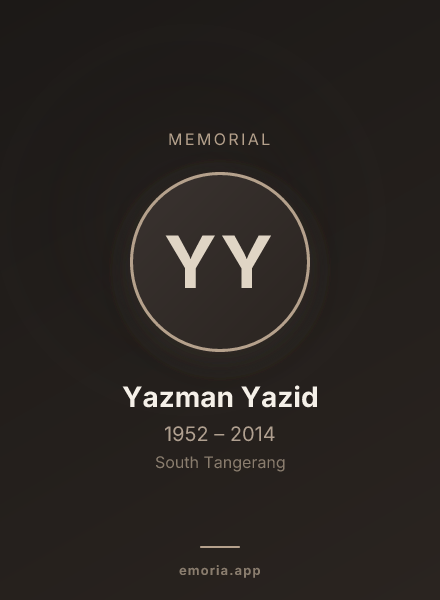 Memorial portrait of Yazman Yazid