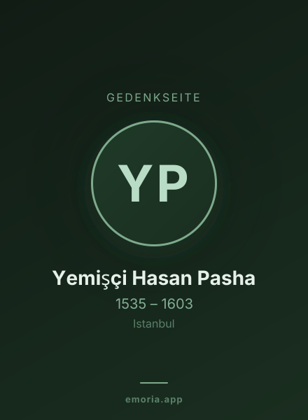 Gedenkportrait von Yemişçi Hasan Pasha