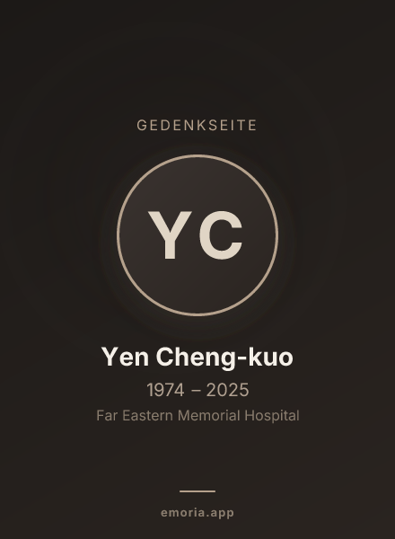 Gedenkportrait von Yen Cheng-kuo