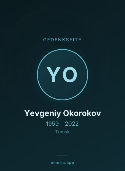 Gedenkportrait von Yevgeniy Okorokov