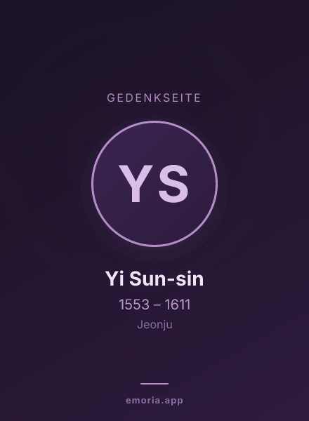 Gedenkportrait von Yi Sun-sin