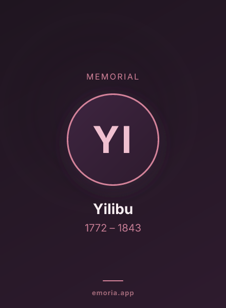 Memorial portrait of Yilibu