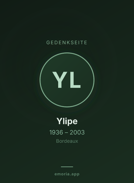 Gedenkportrait von Ylipe