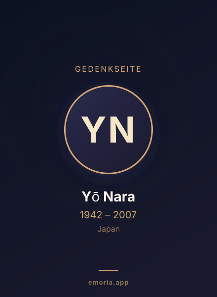 Gedenkportrait von Yō Nara
