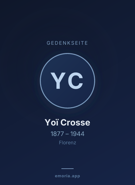 Gedenkportrait von Yoï Crosse