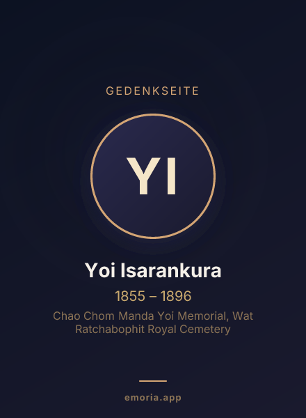 Gedenkportrait von Yoi Isarankura
