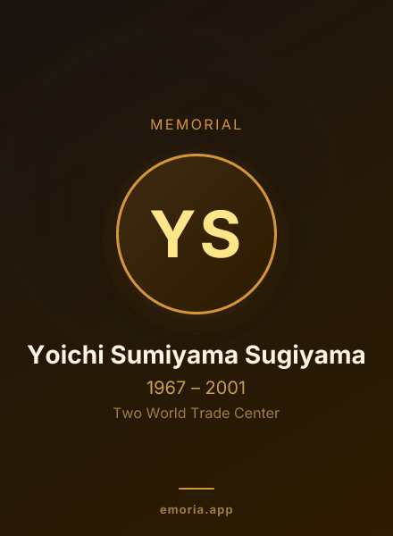 Memorial portrait of Yoichi Sumiyama Sugiyama
