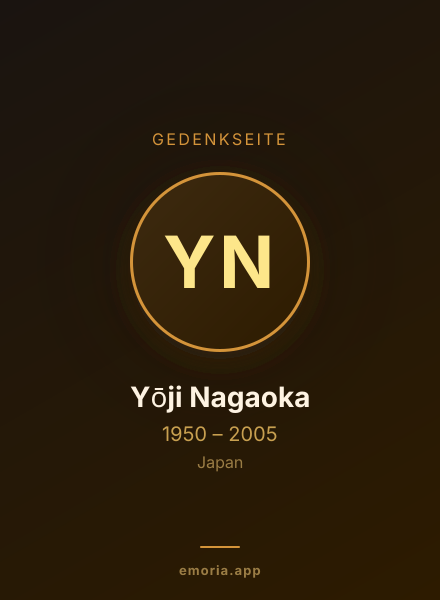 Gedenkportrait von Yōji Nagaoka