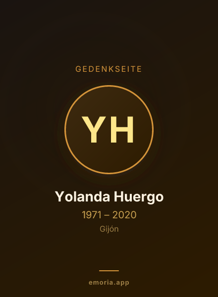Gedenkportrait von Yolanda Huergo