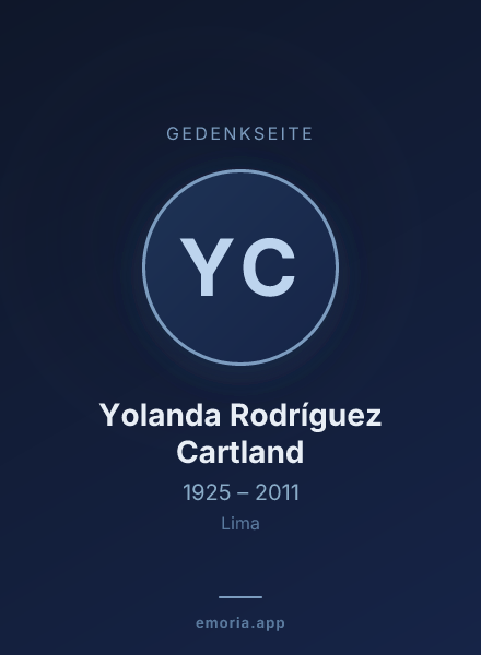 Gedenkportrait von Yolanda Rodríguez Cartland