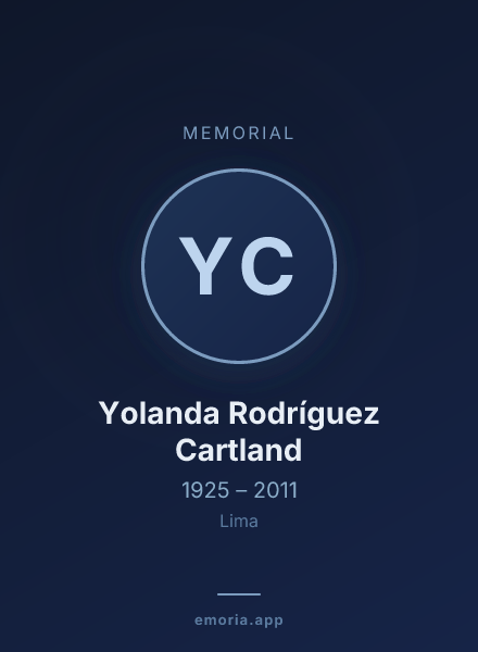 Memorial portrait of Yolanda Rodríguez Cartland