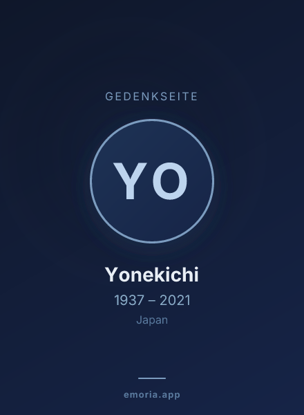 Gedenkportrait von Yonekichi