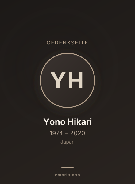 Gedenkportrait von Yono Hikari