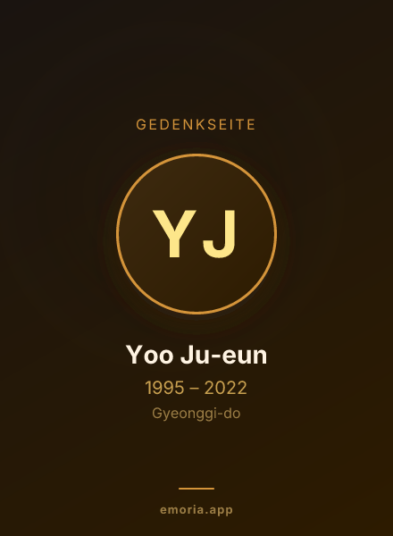 Gedenkportrait von Yoo Ju-eun