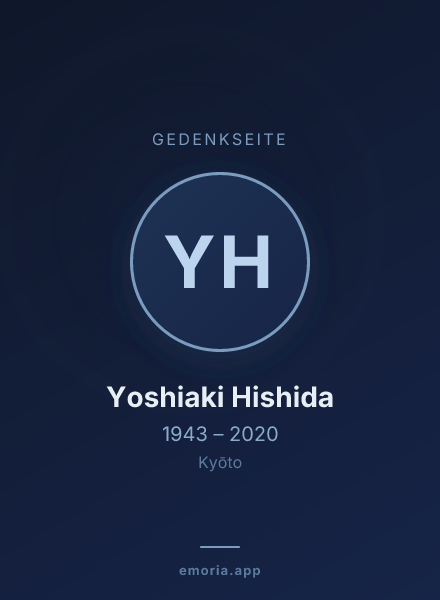 Gedenkportrait von Yoshiaki Hishida