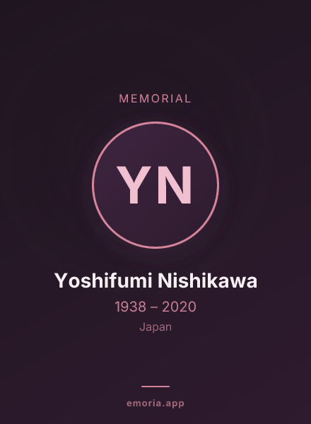 Memorial portrait of Yoshifumi Nishikawa