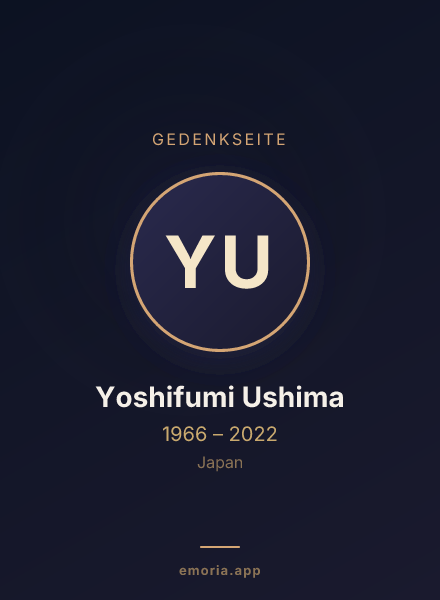 Gedenkportrait von Yoshifumi Ushima