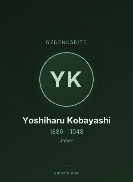 Gedenkportrait von Yoshiharu Kobayashi