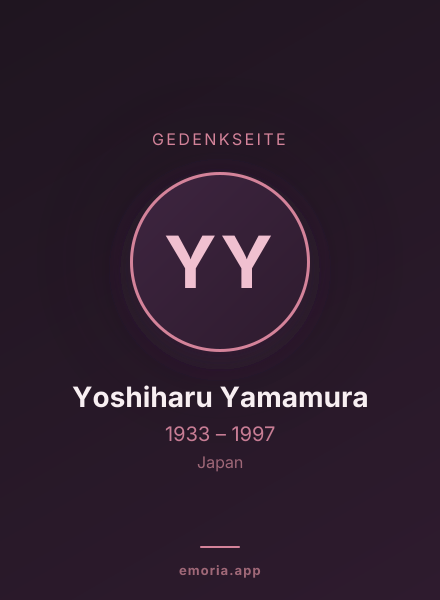 Gedenkportrait von Yoshiharu Yamamura