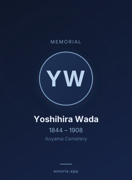 Memorial portrait of Yoshihira Wada